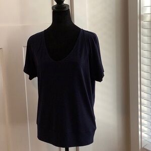 The Limited v neck navy shirt
